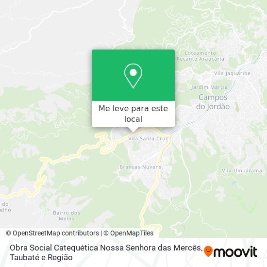 Obra Social Catequética Nossa Senhora das Mercês mapa