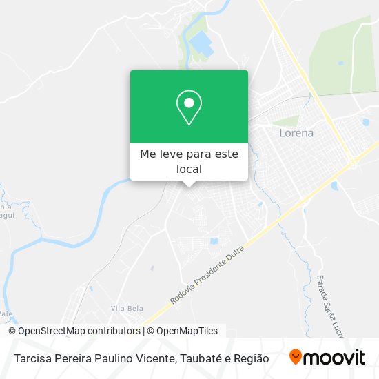 Tarcisa Pereira Paulino Vicente mapa