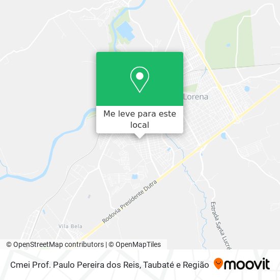 Cmei Prof. Paulo Pereira dos Reis mapa