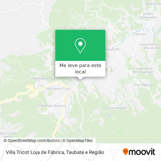 Villa Tricot Loja de Fábrica mapa