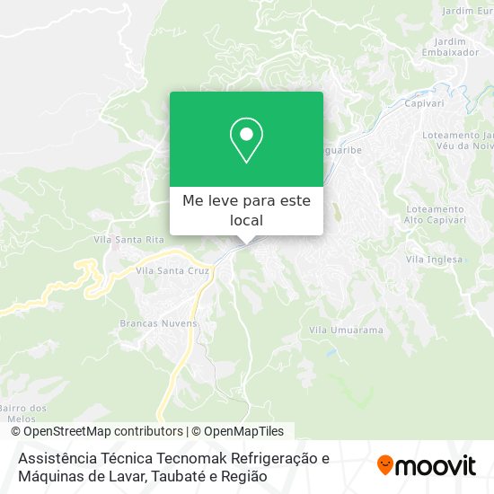 Assistência Técnica Tecnomak Refrigeração e Máquinas de Lavar mapa
