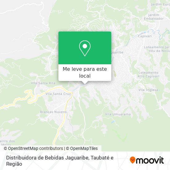 Distribuidora de Bebidas Jaguaribe mapa