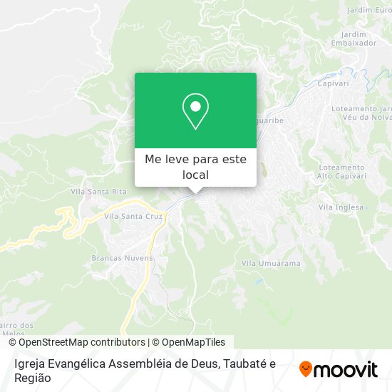 Igreja Evangélica Assembléia de Deus mapa