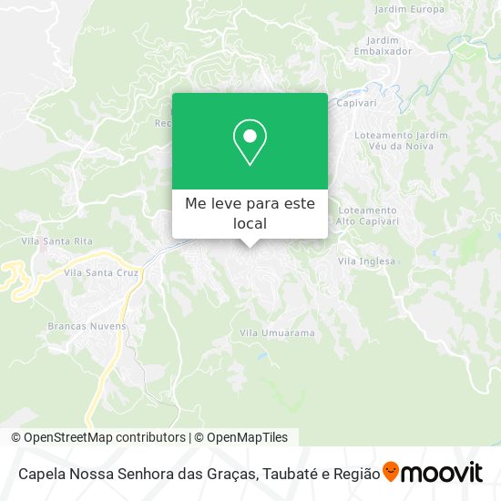 Capela Nossa Senhora das Graças mapa
