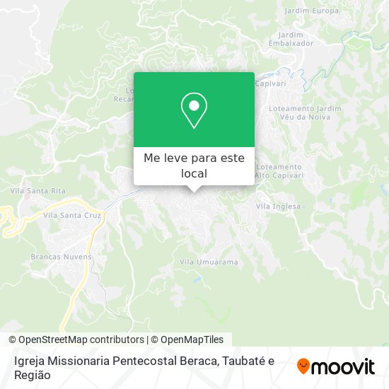Igreja Missionaria Pentecostal Beraca mapa