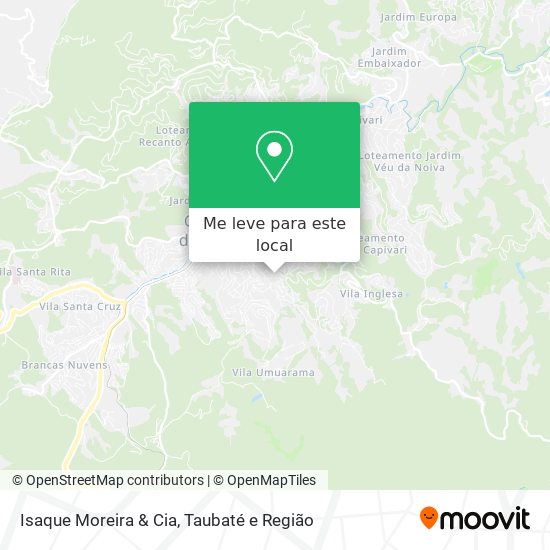 Isaque Moreira & Cia mapa