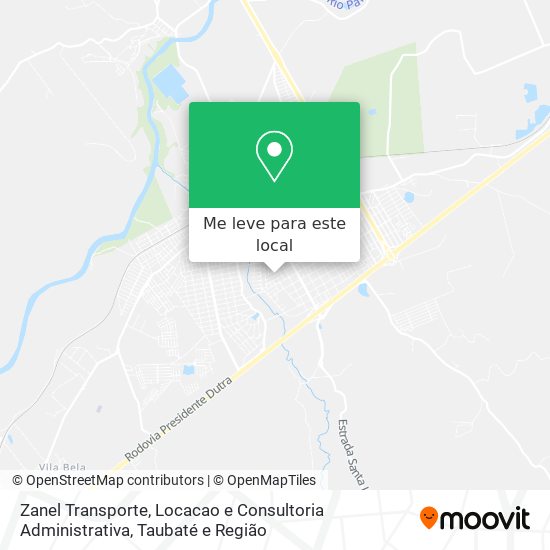 Zanel Transporte, Locacao e Consultoria Administrativa mapa