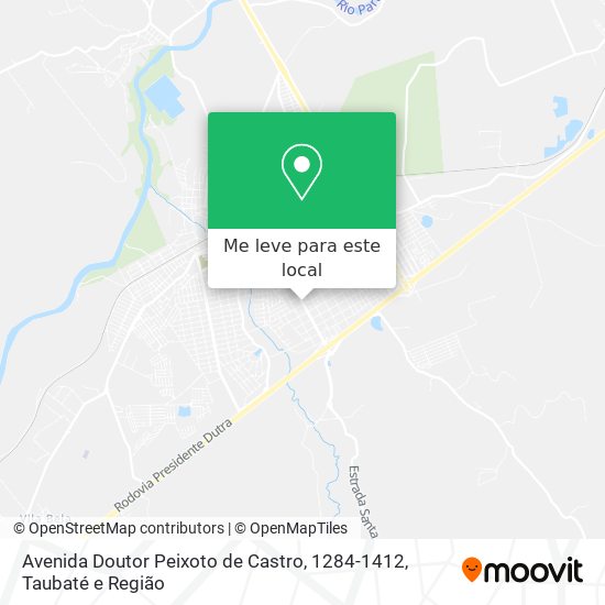 Avenida Doutor Peixoto de Castro, 1284-1412 mapa