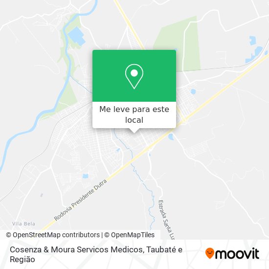 Cosenza & Moura Servicos Medicos mapa