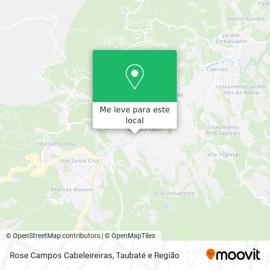 Rose Campos Cabeleireiras mapa