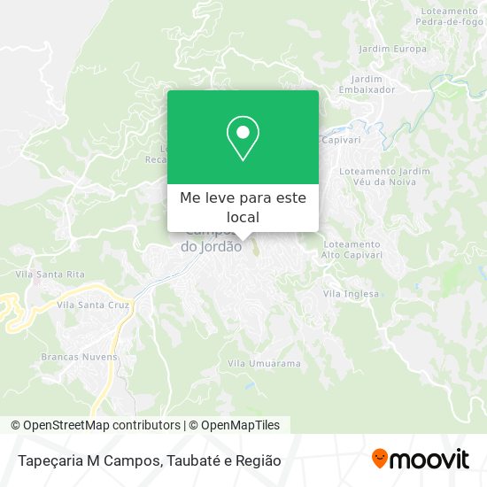 Tapeçaria M Campos mapa
