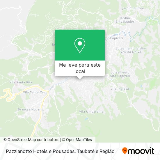 Pazzianotto Hoteis e Pousadas mapa