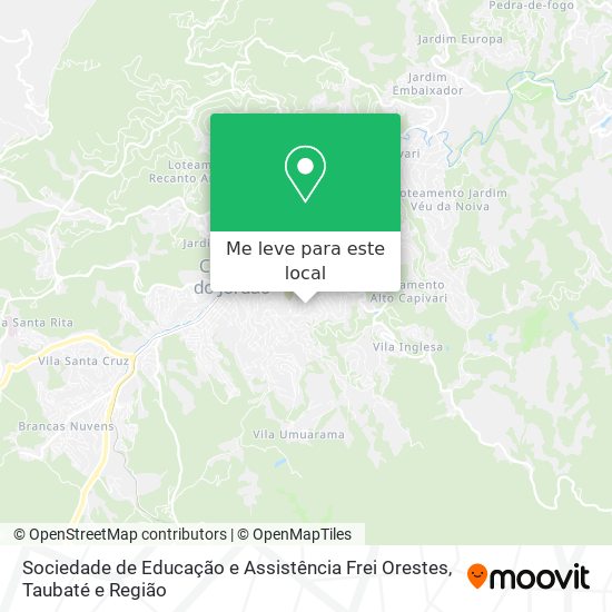 Sociedade de Educação e Assistência Frei Orestes mapa