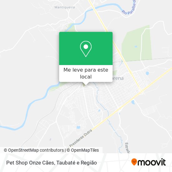 Pet Shop Onze Cães mapa