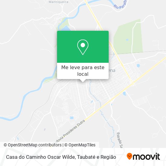 Casa do Caminho Oscar Wilde mapa
