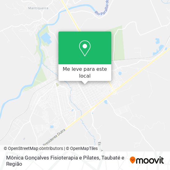 Mônica Gonçalves Fisioterapia e Pilates mapa