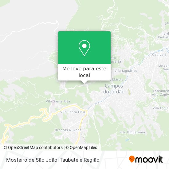 Mosteiro de São João mapa