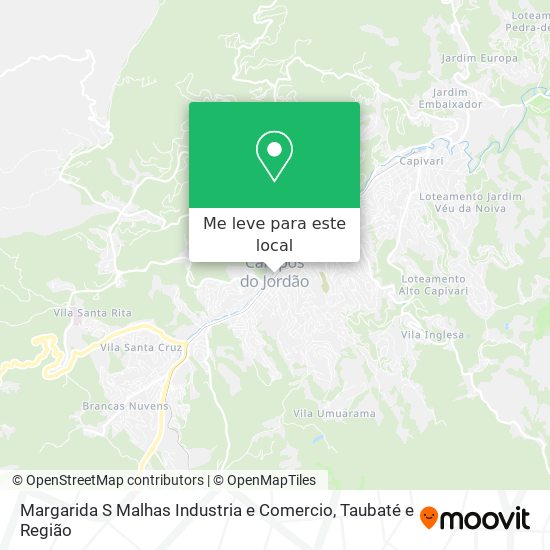 Margarida S Malhas Industria e Comercio mapa