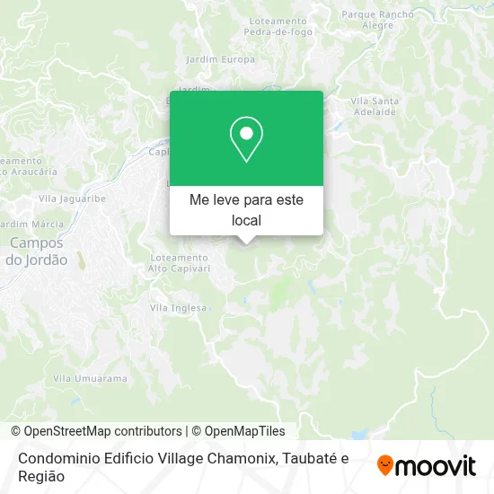 Condominio Edificio Village Chamonix mapa