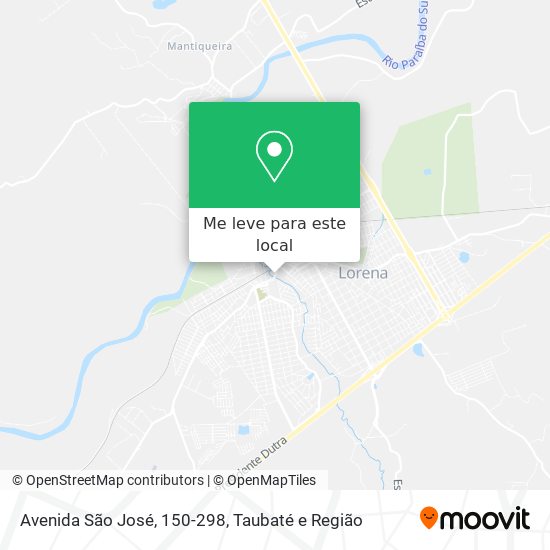 Avenida São José, 150-298 mapa