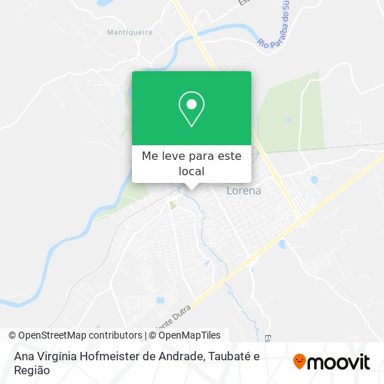 Ana Virgínia Hofmeister de Andrade mapa