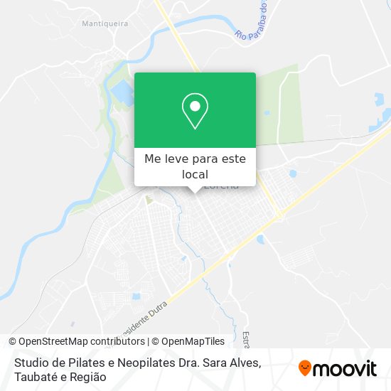 Studio de Pilates e Neopilates Dra. Sara Alves mapa