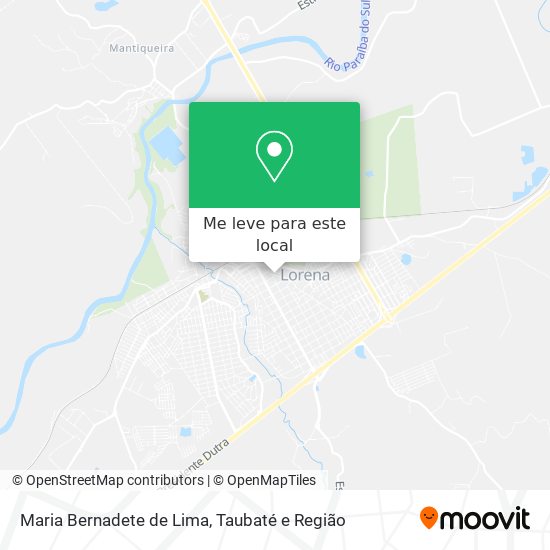 Maria Bernadete de Lima mapa