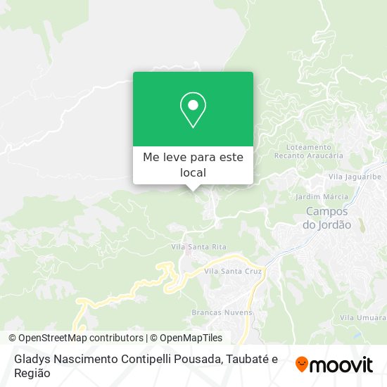 Gladys Nascimento Contipelli Pousada mapa