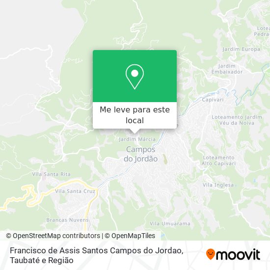 Francisco de Assis Santos Campos do Jordao mapa