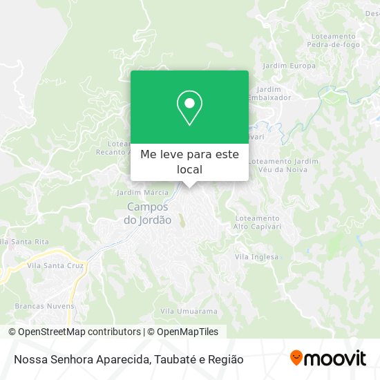 Nossa Senhora Aparecida mapa