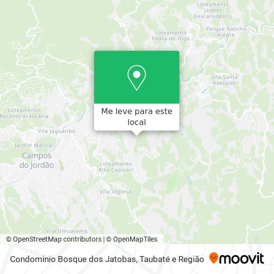 Condominio Bosque dos Jatobas mapa