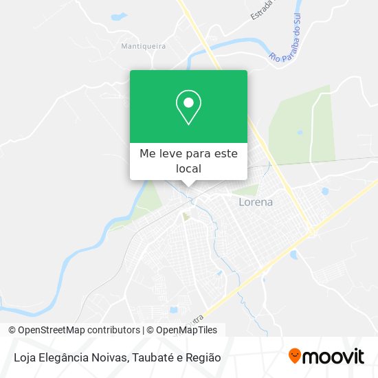 Loja Elegância Noivas mapa