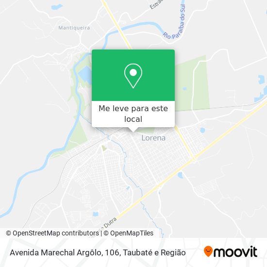 Avenida Marechal Argôlo, 106 mapa
