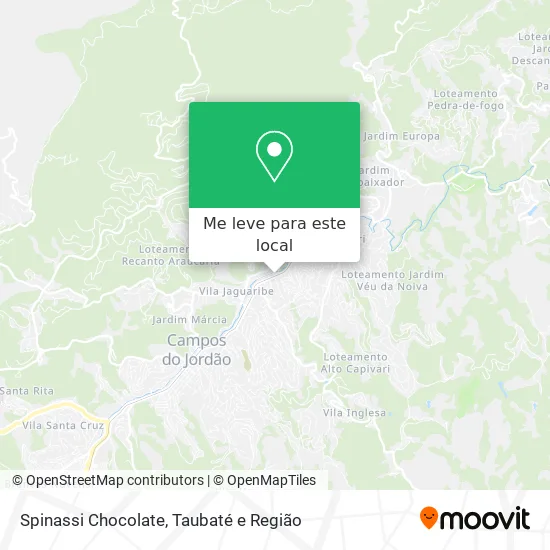 Spinassi Chocolate mapa