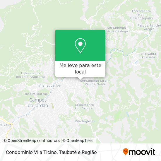 Condominio Vila Ticino mapa