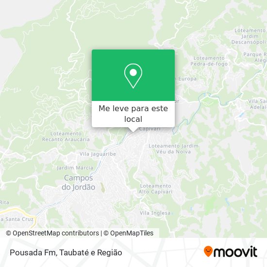 Pousada Fm mapa