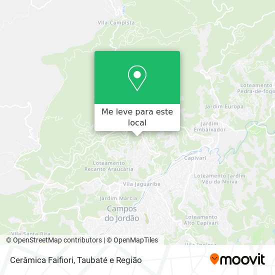 Cerâmica Faifiori mapa
