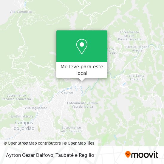 Ayrton Cezar Dalfovo mapa