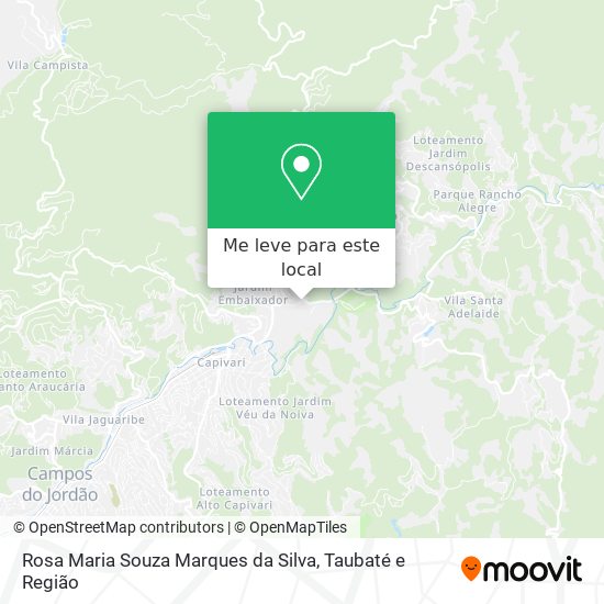 Rosa Maria Souza Marques da Silva mapa