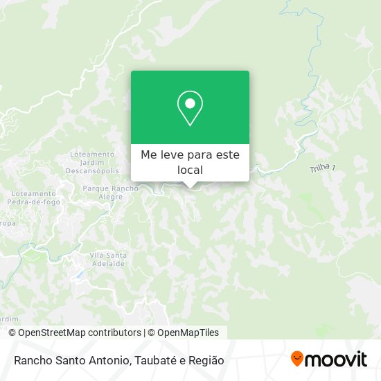 Rancho Santo Antonio mapa