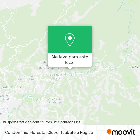 Condomínio Florestal Clube mapa