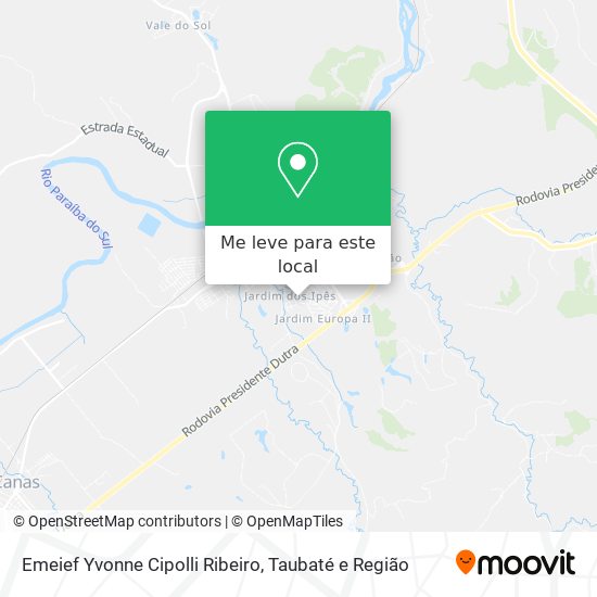 Emeief Yvonne Cipolli Ribeiro mapa