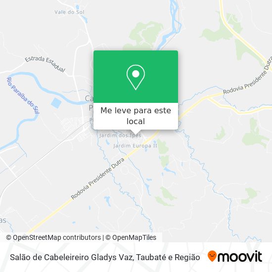 Salão de Cabeleireiro Gladys Vaz mapa