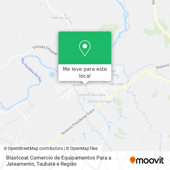 Blastcoat Comercio de Equipamentos Para a Jateamento mapa