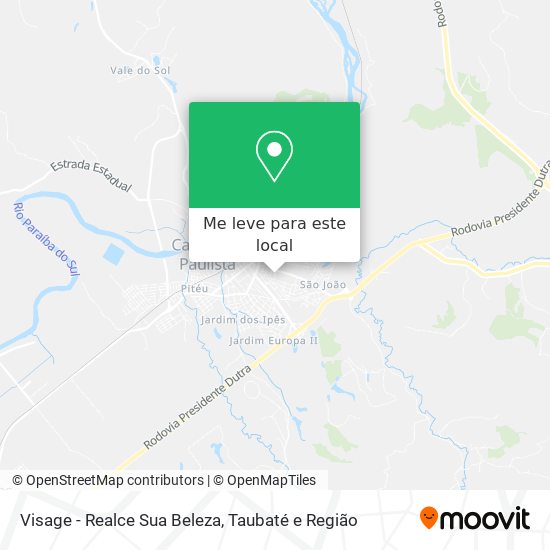 Visage - Realce Sua Beleza mapa