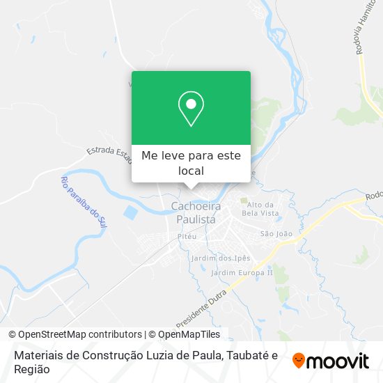 Materiais de Construção Luzia de Paula mapa