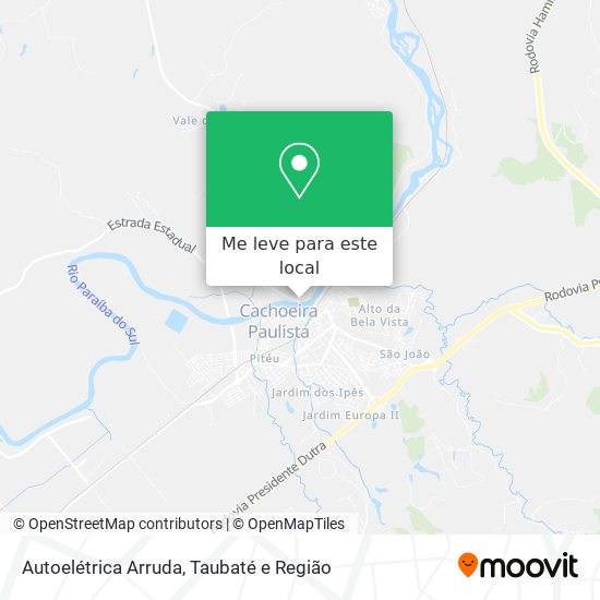 Autoelétrica Arruda mapa