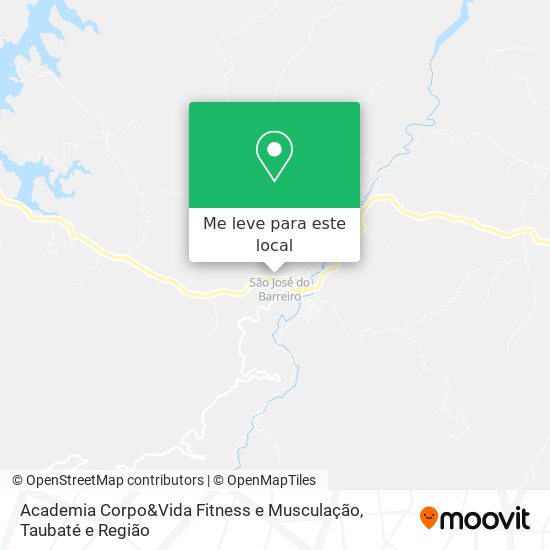Academia Corpo&Vida Fitness e Musculação mapa