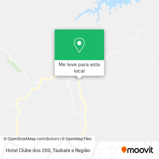 Hotel Clube dos 200 mapa
