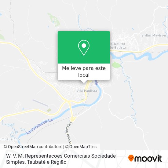 W. V. M. Representacoes Comerciais Sociedade Simples mapa